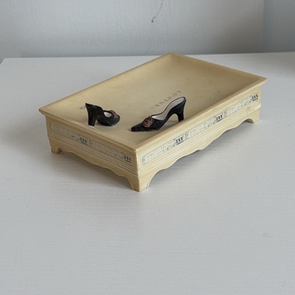 Vogue Paris SOAP DISH TRAY & TOOTHBRUSH HOLDER Hand Painted - Picture 6 of 11